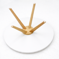 Table Basse Octavia- Ronde 90cm-Blanc – Image 3