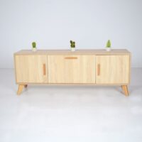 Living Porte Basculant 140x36x52cm Décor Beige