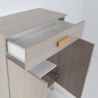 Porte Chaussure un tiroir Décor Grège – Image 3