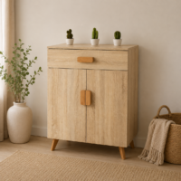 Porte Chaussure un tiroir Décor Beige – Image 4