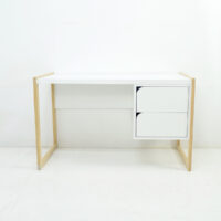 Bureau ARMEL 120x60x75cm Blanc – Image 2