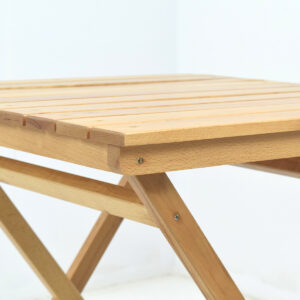 Table à Manger Valencia-Hêtre-Pliante-Carrée 65x65cm – Image 4