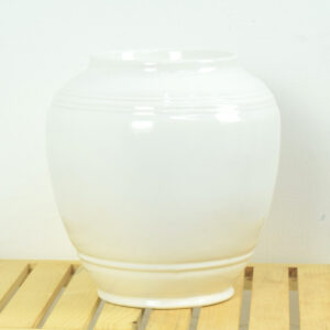 Vase a fleur décoratif en grès Arrondie – Image 2