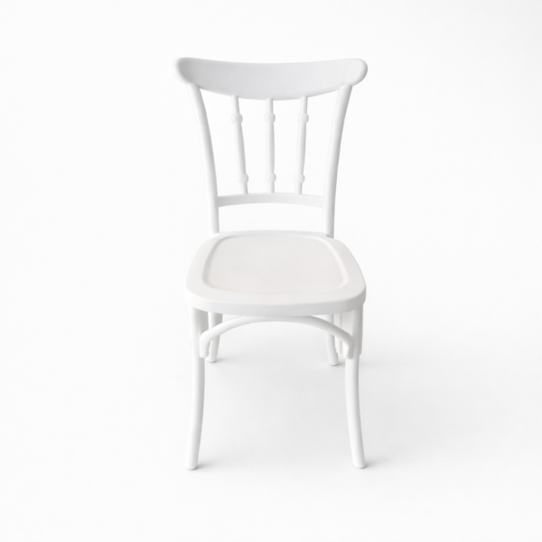 Chaise moderne beige rembourrée avec pieds noirs, design contemporain et assise confortable